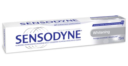 Sensodyne Extra Whitening, wybielająca pasta do zębów, 75 ml*