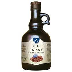 Olej Lniany  Nieoczyszczony 0,5 l - TYLKO ODBIÓR OSOBISTY !!!