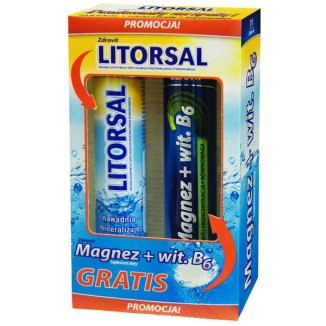 Zdrovit Litorsal 24 tabl.+Zdrovit Magnez+Wit.B6 24 tabl.