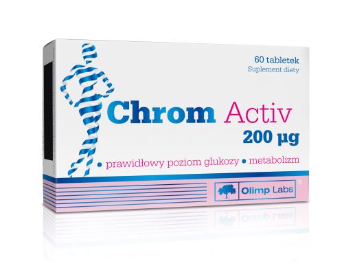 OLIMP Chrom Activ 200 mcg tabl. 0,2mg 60 tabletek