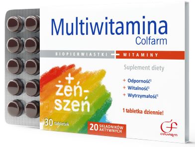 MULTIWITAMINA COLFARM 30 tabletek