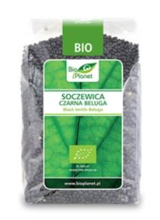 Soczewica czarna beluga BIO 500g BIO PLANET