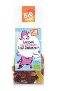 Wężyki bez żelatyny BIO 100g BIOMINKI*