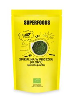 Spirulina w proszku (glony) BIO 200g BIO PLANET