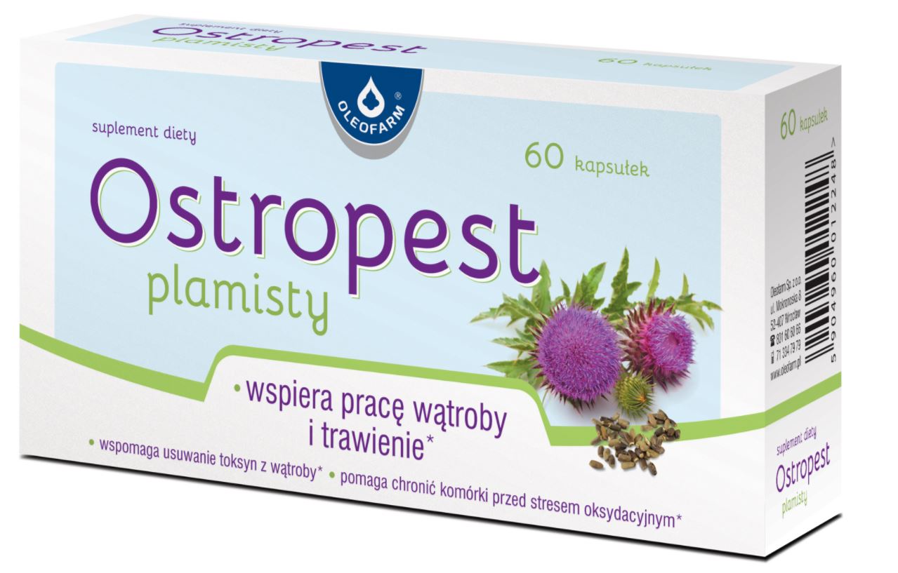 Ostropest plamisty kaps. 60 kaps.