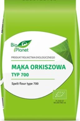 Mąka orkiszowa TYP 700 BIO 1kg BIO PLANET