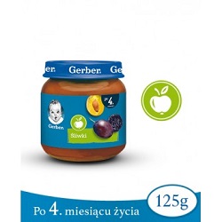 GERBER Deser śliwki 125G