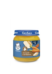 GERBER Obiadek Jarzynki Z Królikiem 125g