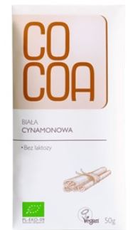 Czekolada cynamonowa BIO 50g COCOA