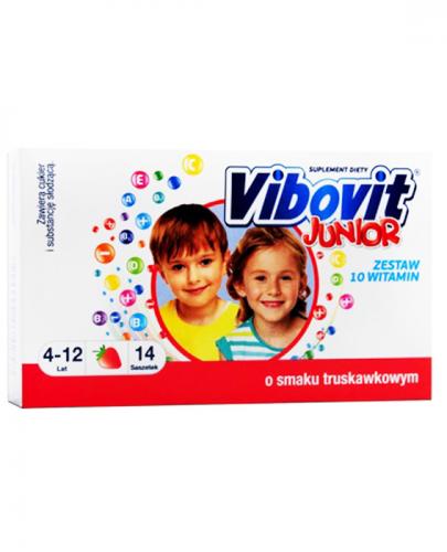 Vibovit Junior o smaku truskawkowym 14 sasz