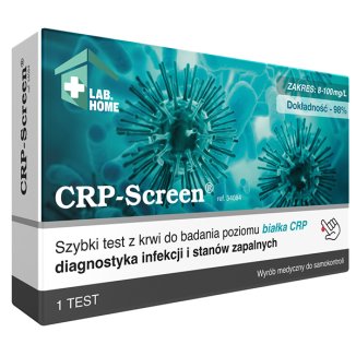 Test CRP ultraczuły do badania poziomu białka CRP 1 szt. *