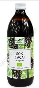 Sok z acai BIO 500ml BIO PLANET  data ważności 03.24r