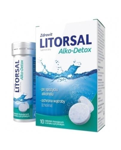 Zdrovit Litorsal Alko-Detox 10  tabl.mus.