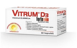 Vitrum D3  Forte kaps. 60 kaps.