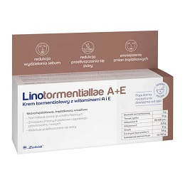 Linotormentiallae A+E Krem tormentiolowy z witaminami A + E 50 g-data waznosci 30.09.2024