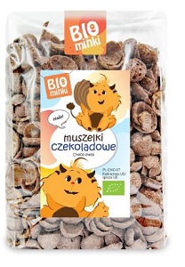 MUSZELKI CZEKOLADOWE BIO 300 g - BIOMINKI