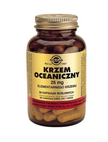 SOLGAR Krzem oceaniczny 25mg 50 kaps