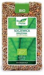 SOCZEWICA BRĄZOWA BIO 500 g - BIO PLANET