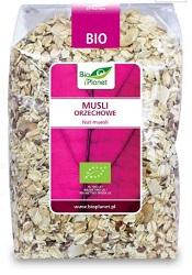 MUSLI ORZECHOWE BIO 600 g - BIO PLANET