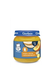 GERBER Indyk z dynią i ziemniaczkami 125g