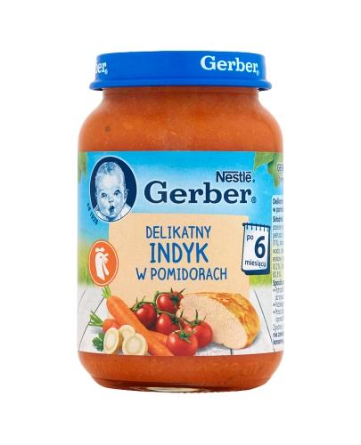 GERBER Obiadek delikatny indyk w pomidorach po 6 miesiącu - 190 g