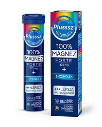 Plusssz 100% Magnez Forte + B-Complex 20 tabl.mus.