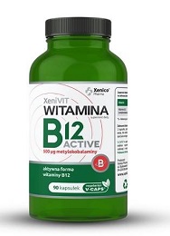 Witamina B12 Active Methylocobalamin 500mc 90 kaps.