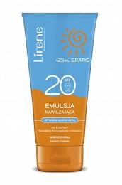 LIRENE SUN Emulsja nawilżająca do opalania SPF20 utrwalająca opaleniznę 175ml