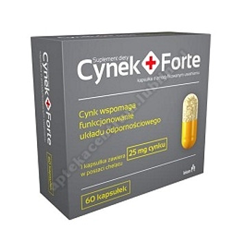 Cynek+ Forte kaps.ozmod.uwaln.twarde 60kap