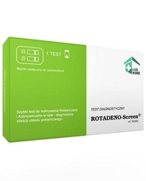 Test Rotadeno-Screen, test do wykrywania rotawirusów i adenowirusów w kale *