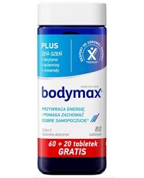 BODYMAX Plus 60+20 tabl. Gratis