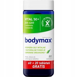 BODYMAX Vital 50+ 60+20 tabl. GRATIS