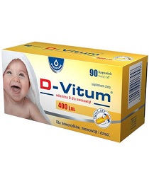 D-Vitum witamina D dla niem. 400 j. m. 90kaps