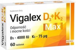 Vigalex D3 + K2 Max tabl. 60 tabl.