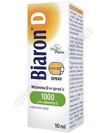 Biaron D spray 1000 j.m. płyn 10 ml *