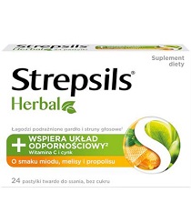 Strepsils Herbal 24 pastylki