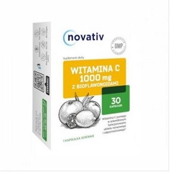 Novativ Witamina C 1000 mg z bioflawonoida 30 kaps