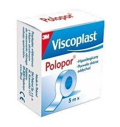 VISCOPLAST POLOPOR Plaster hipoalergiczny 5m x 2,5 cm