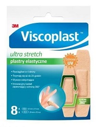 Plastry VISCOPLAST Ultra Stretch 8 szt.