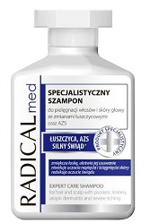 RADICAL MED Szampon do pielęgn.włosów i skóry głowy z łuszczycą oraz AZS 300 ml