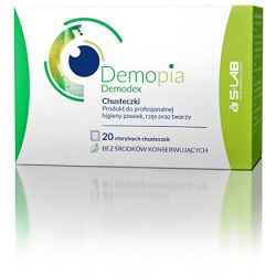 DEMOPIA DEMODEX Chust. steryl.  20 szt. 