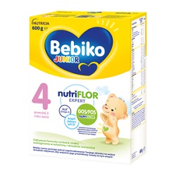 Bebiko Junior 4, odżywcza formuła na bazie mleka dla dzieci powyżej 2. roku życia, 600 g *