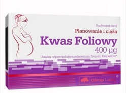 Olimp Kwas foliowy 400 mcg tabl. 0,4mg 60tabl