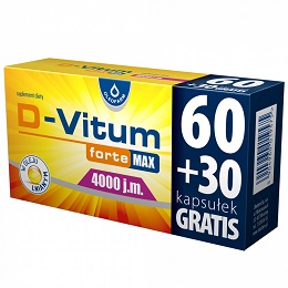 D-Vitum forte Max 4000 j. m.  kaps.  90kaps. 