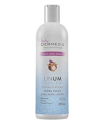 DERMEDIC BABY  EMOLIENT LINUM Kremowy żel do mycia - 200 ml