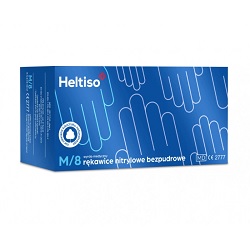 Heltiso Rękawice nitrylowe diag. M 100 szt. *