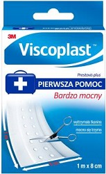 VISCOPLAST Prestovis Plus Bardzo Mocny Plaster 1m x 8 cm