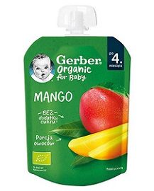 GERBER ORGANIC Mango deser 80g