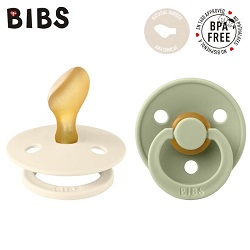 BIBS 2-PACK IVORY/SAGE M (anat. kau. )