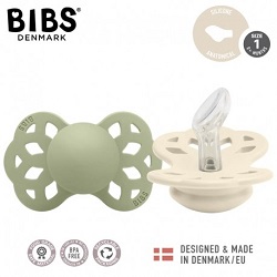 BIBS INFINITY 2-PACK IVORY/SAGE S